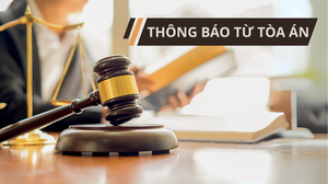 Thông tin về lịch xét xử sơ thẩm vụ án tranh chấp kinh doanh thương mại