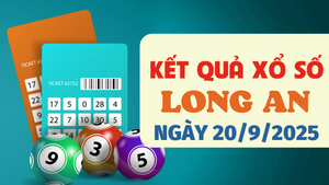 Kết quả xổ số Long An hôm nay 20/9/2025 - XSLA 20/9