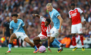 Trực tiếp bóng đá Arsenal 1-1 Man City: Gỡ hòa sau phút 90