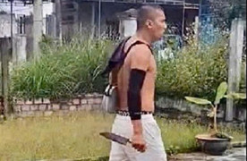 Bắt kẻ dùng súng tự chế bắn anh trai, cầm hung khí tấn công công an