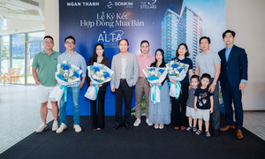 SonKim Land ký hợp đồng mua bán căn hộ Alta Height tại The 9 Stellars