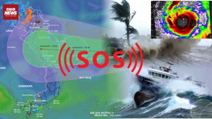 Siêu bão số 9 Ragasa gây mưa lớn, giông lốc diện rộng