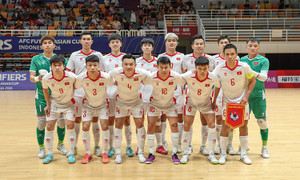Trực tiếp bóng đá Việt Nam 4-0 Lebanon, vòng loại giải Futsal châu Á 2026