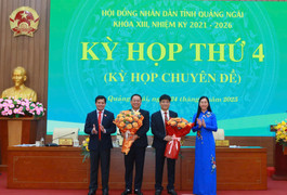 Quảng Ngãi có thêm 2 Phó Chủ tịch tỉnh