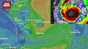 Ragasa giảm dưới cấp siêu bão, cách Quảng Ninh hơn 500 km