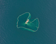 Về làng chài Lộ Diêu ở Gia Lai xem ngư dân ‘vẽ hình’ cỏ ba lá trên biển