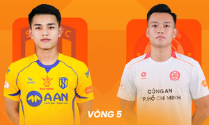 Xem trực tiếp Sông Lam Nghệ An đấu với CA TP.HCM, vòng 5 V.League trên kênh nào?