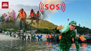 Bão số 10 Bualoi 'thần tốc', toàn tuyến căng mình chống đỡ