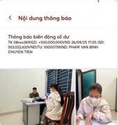 Tài khoản bất ngờ nhận được nửa tỷ đồng, cô gái nhờ công an tìm chủ nhân