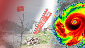 Tâm bão Bualoi bắt đầu vào Hà Tĩnh sức gió khủng khiếp, khẩn trương sơ tán dân