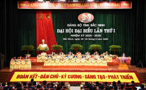 449 đại biểu tham dự Đại hội Đảng bộ tỉnh Bắc Ninh lần I , nhiệm kỳ 2025-2030