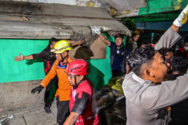 Sập trường học ở Indonesia: 3 người thiệt mạng, 38 người mất tích