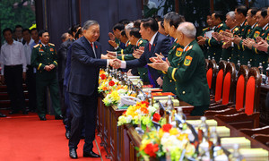 Toàn cảnh Đại hội đại biểu Đảng bộ Quân đội lần thứ XII nhiệm kỳ 2025-2030