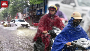 Mưa lớn dồn dập, Hà Nội ngập tứ bề, giao thông tê liệt