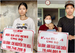 Hai hoàn cảnh khó khăn được bạn đọc giúp đỡ hơn 128 triệu đồng