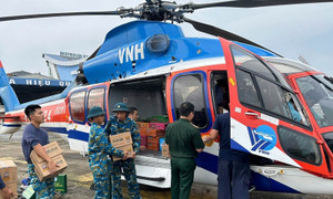 Thủ tướng yêu cầu sẵn sàng điều trực thăng hỗ trợ khắc phục hậu quả bão Bualoi