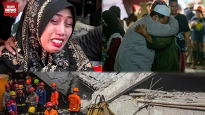 Sập trường vùi lấp 59 học sinh ở Indonesia: Người mẹ cầu mong phép màu 