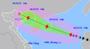 Bão số 11 Matmo giật cấp 14, di chuyển nhanh hướng về miền Bắc
