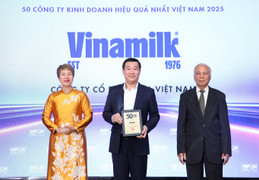 Vinamilk khẳng định bản lĩnh tiên phong qua bảng xếp hạng Top50 năm 2025