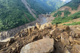 Xe bán tải bị vùi lấp ở Lào Cai: Huy động chó nghiệp vụ tìm nạn nhân mất tích