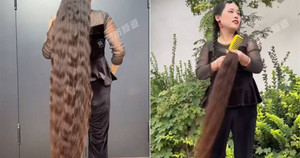 ‘Đại gia’ trả giá gần 3 tỷ đồng mua mái tóc 22 năm không cắt