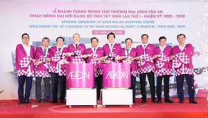 Trung tâm thương mại AEON Tân An khánh thành tại Tây Ninh