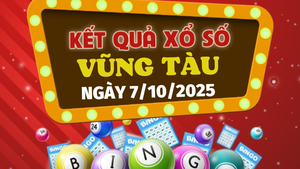 Kết quả xổ số Vũng Tàu hôm nay 7/10/2025 - XSVT 7/10