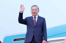 Tổng Bí thư Tô Lâm đến Bình Nhưỡng, bắt đầu chuyến thăm CHDCND Triều Tiên