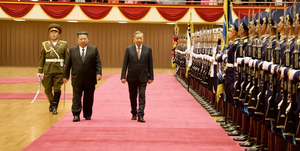 Tổng Bí thư Kim Jong-un chủ trì lễ đón Tổng Bí thư Tô Lâm thăm Triều Tiên