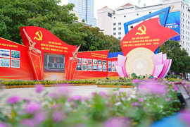 TP.HCM rực rỡ cờ hoa trước thềm Đại hội Đảng bộ lần thứ I, nhiệm kỳ 2025 - 2030