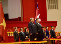 Toàn cảnh lễ đón Tổng Bí thư Tô Lâm thăm cấp Nhà nước CHDCND Triều Tiên