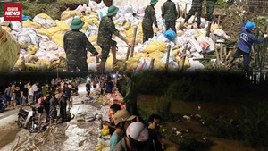Hàng nghìn chiến sĩ, người dân trắng đêm giữ đê ở Bắc Ninh