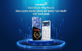 VietinBank iPay Mobile nhận giải 'Ứng dụng Ngân hàng số sáng tạo nhất Việt Nam'