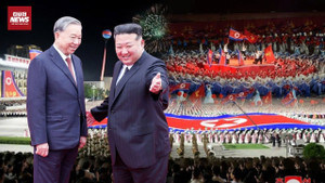 Toàn cảnh Tổng Bí thư Tô Lâm dự lễ kỷ niệm 80 năm thành lập Đảng Lao động Triều Tiên