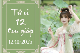 Tử vi 12 con giáp hôm nay ngày 12/10/2025: Dậu tốt đẹp, Dần vận xui