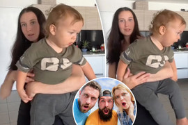 Em bé 19 tháng nặng 15kg, ‘bự’ đến mức dân mạng nghi là do AI tạo ra