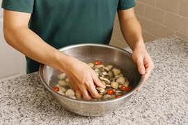 Mẹo làm ngao sạch cát nhanh nhất