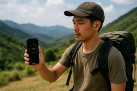 Hướng dẫn xem la bàn trên điện thoại