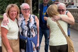 Xúc động cảnh gặp nhau lần đầu của hai người kết bạn qua thư 51 năm 