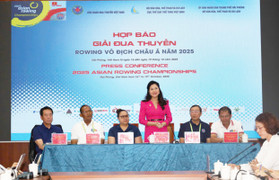 Hải Phòng đăng cai giải Đua thuyền Rowing vô địch Châu Á 2025