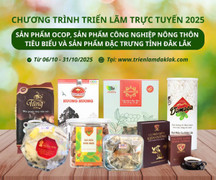 Triển lãm trực tuyến sản phẩm tỉnh Đắk Lắk năm 2025