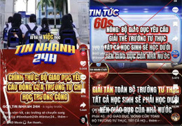 Bộ GD&ĐT bác tin 'đóng cửa, giải tán các trường ngoài công lập'