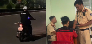 Thanh niên 'bốc đầu' xe khoe TikTok bị phạt tiền và tịch thu phương tiện