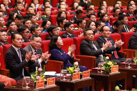 Toàn cảnh phiên trù bị Đại hội đại biểu Đảng bộ TP Hà Nội lần thứ XVIII