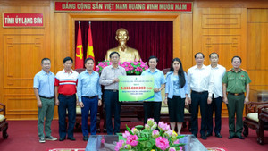 Petrovietnam hỗ trợ các tỉnh Bắc Ninh và Lạng Sơn khắc phục hậu quả bão số 11