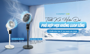 Quạt thông minh Kosmen Eco - bước tiến mới nâng tầm cuộc sống cho gia đình Việt