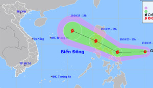 Áp thấp nhiệt đới sắp mạnh thành bão, vào Biển Đông khi không khí lạnh tràn về
