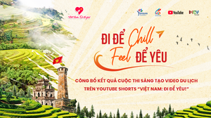 Trao giải Hành trình sáng tạo video ngắn 'Việt Nam: Đi để yêu!'
