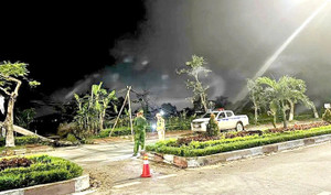 Vướng dây cáp sà xuống đường, nguyên chủ tịch xã ở Nghệ An tử vong