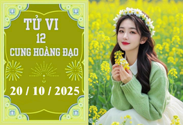 Tử vi 12 cung hoàng đạo ngày 20/10: Song Ngư vận đỏ, Kim Ngưu muộn phiền